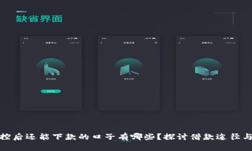 被风控后还能下款的口子有哪些?探讨借款途径与风险