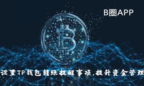 如何设置TP钱包转账提醒事项，提升资金管理效率